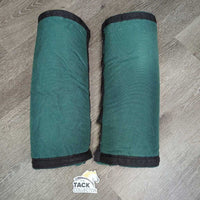 2 Fleece Lined Cordura Quick Wraps?Shipping Boots *vgc/gc, mnr dirt, clean, rubs & frays, older

