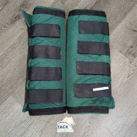 2 Fleece Lined Cordura Quick Wraps?Shipping Boots *vgc/gc, mnr dirt, clean, rubs & frays, older
