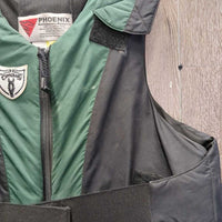 Small Cell Safety Vest *gc, hairy, dirty?residue, dusty, older, fuzzy, stain *Nov 2003
