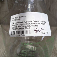 "Upside Down" Spray Bottle *vgc, clean, smeared logo, paint, mnr residue, scuffs
