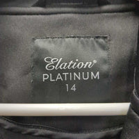 Show Jacket, Zipper, Snaps *vgc/gc, edge rubs & frays, button scratches
