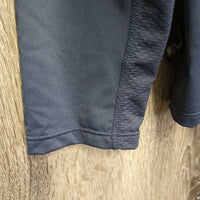 LS Shirt, 1/4 Zip Up *gc, pit rubs, faded?, seam puckers
