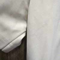SS Shirt, 1/2 Button Up *gc, dingy?, stains, pits
