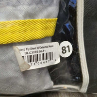 Stiff Mesh Fly Sheet, 2 legs, bag, tags *xc, clean, threads, rubs
