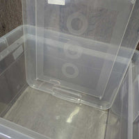 Clear Plastic Box, Lid *vgc
