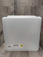 Clear Plastic Box, Lid *vgc
