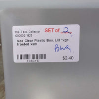 Clear Plastic Box, Lid *vgc
