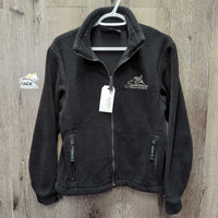 Fleece Jacket, Zipper "Canadian Reining", Zipper *gc, clean, v.clumpy, faded, mnr hair, rubs
