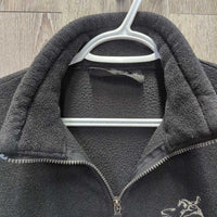 Fleece Jacket, Zipper "Canadian Reining", Zipper *gc, clean, v.clumpy, faded, mnr hair, rubs
