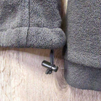 Fleece Jacket, Zipper "Canadian Reining", Zipper *gc, clean, v.clumpy, faded, mnr hair, rubs

