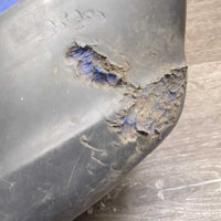 1 Only Poultice Boot *gc/fair, gouge, mnr dirt, residue, scuffed, slices, v.rubbed toe & sole
