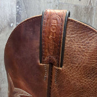MENS Round Toe Western Boots *xc, v.mnr scuffs, rubs & dirt
