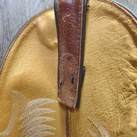 MENS Round Toe Western Boots *xc, v.mnr scuffs, rubs & dirt
