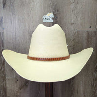 Western Straw Hat, box *vgc, mnr stains, inner brim residue & rubs
