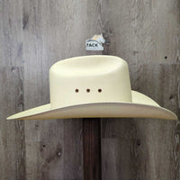 Western Straw Hat, box *vgc, mnr stains, inner brim residue & rubs
