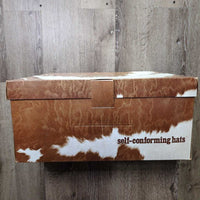 Western Straw Hat, box *vgc, mnr stains, inner brim residue & rubs
