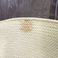 Western Straw Hat by "Milano Hat Co" *vgc, stains, mnr dings & dents
