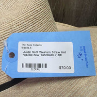 Soft Western Straw Hat *xc/like new
