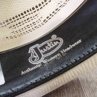 Western Straw Hat *vgc/xc, clean, mnr brim rubs

