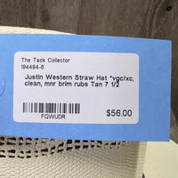 Western Straw Hat *vgc/xc, clean, mnr brim rubs
