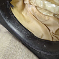Felt Western Hat, box *gc/fair, v.dirty/stained & sticky inside lining, Budweiser label peeling off, diry, rubs, residue
