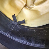 Felt Western Hat, box *gc/fair, v.dirty/stained & sticky inside lining, Budweiser label peeling off, diry, rubs, residue
