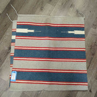 Light Cotton Western Saddle Pad - Blanket *vgc/xc, clean, mnr hairy
