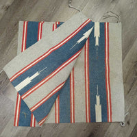 Light Cotton Western Saddle Pad - Blanket *vgc/xc, clean, mnr hairy
