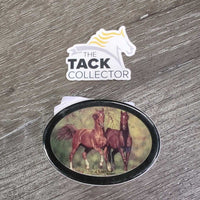 Ceramic Horses Running Magnet *gc, mnr residue, scuffs & rubs
