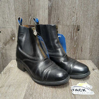 Paddock Boots, zips *xc/vgc, clean, older, tongue rubs/marks, mnr scuffs, creases, scratches & heel rubs
