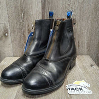 Paddock Boots, zips *xc/vgc, clean, older, tongue rubs/marks, mnr scuffs, creases, scratches & heel rubs
