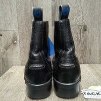 Paddock Boots, zips *xc/vgc, clean, older, tongue rubs/marks, mnr scuffs, creases, scratches & heel rubs
