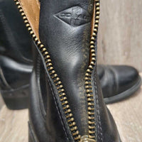 Paddock Boots, zips *xc/vgc, clean, older, tongue rubs/marks, mnr scuffs, creases, scratches & heel rubs
