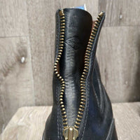Paddock Boots, zips *xc/vgc, clean, older, tongue rubs/marks, mnr scuffs, creases, scratches & heel rubs
