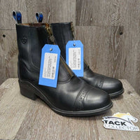Paddock Boots, zips *xc, clean, older, v.mnr scuffs, creases & heel rubs
