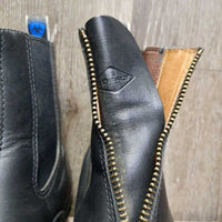 Paddock Boots, zips *xc, clean, older, v.mnr scuffs, creases & heel rubs
