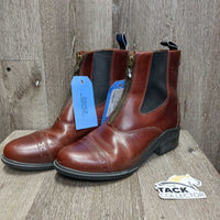 Paddock Boots, Zips *xc/vgc, clean, older, creases, mnr scuffs, wavy zips & tongue stains?gunk
