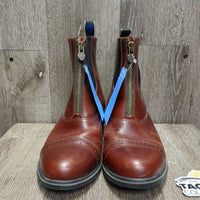 Paddock Boots, Zips *xc/vgc, clean, older, creases, mnr scuffs, wavy zips & tongue stains?gunk
