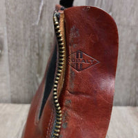 Paddock Boots, Zips *xc/vgc, clean, older, creases, mnr scuffs, wavy zips & tongue stains?gunk
