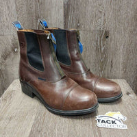 Pr Zip Up Paddock Boots *xc/vgc, clean, older, creases, mnr scuffs, rubs, faded & wavy zips
