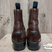 Pr Zip Up Paddock Boots *xc/vgc, clean, older, creases, mnr scuffs, rubs, faded & wavy zips
