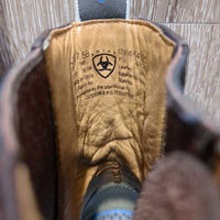 Pr Zip Up Paddock Boots *xc/vgc, clean, older, creases, mnr scuffs, rubs, faded & wavy zips
