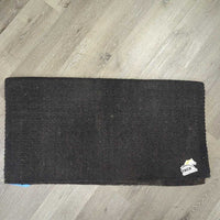 Thick Wool Western Saddle Pad - Blanket *vgc, hairy, dusty, clean, snags
