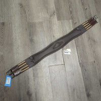Padded Leather Girth, x3 d rings, 2x els, 0 tags *like new/xc, v.mnr scuffs, residue
