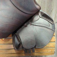17.5" *MW 5" CWD 2Gs Mademoiselle Close Contact Saddle, 2 Billet Guards, Equinox Fleece Pacman Cover, Small Front & Back Blocks, Foam Panels, Full Buffalo, Flaps: 13.5"L x 13.5"W Serial #: SE32 xxx TC 2C PA 76?85 RT 19 6800?87
