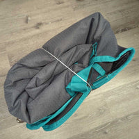 Med 220g Winter Blanket, detach neck, 2 legs, bag *vgc/gc, clean, mnr rubs, pills, faded, threads, wpf & undone seam
