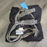 Hi Neck Rain Sheet, 2 legs *gc, wpf, dirty, smell, mnr stains, repairs, scrapes, snags
