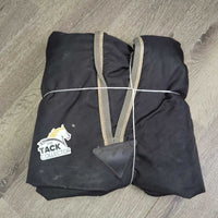 Hi Neck Rain Sheet, 2 legs *gc, wpf, dirty, smell, mnr stains, repairs, scrapes, snags
