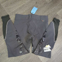 Euroseat Breeches *gc, mnr stained seat, snags, pulled seam threads, peeled logo & knee rubs/fading
