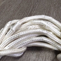 High Line?Tow Rope, 2 Aluminum "Clog Wales Figure 8" Tie Loops *vgc/gc, dirt, twists, broken/popped sections
